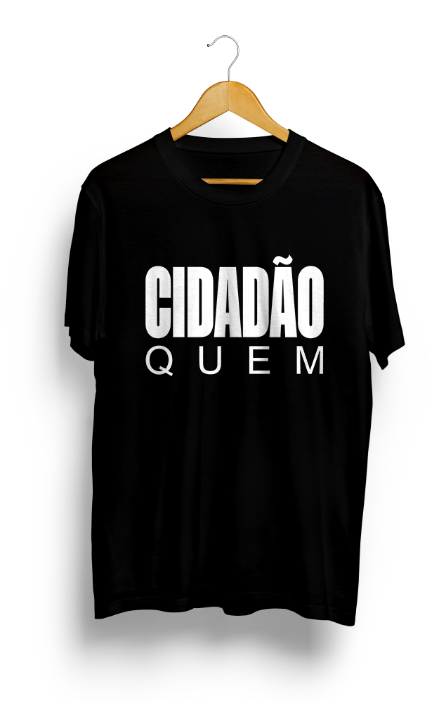 Foto do produto Camiseta Cidadão Quem | Preta